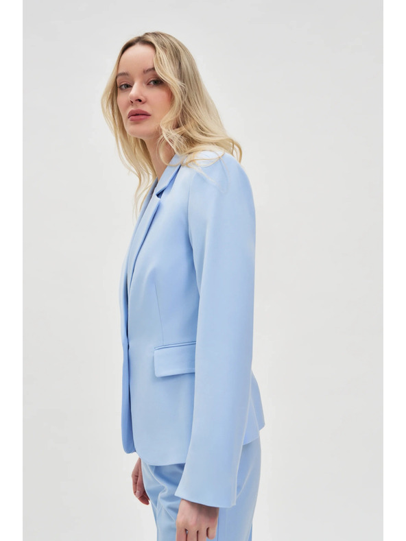 Moodo Krátke sako svetlomodré Moodo