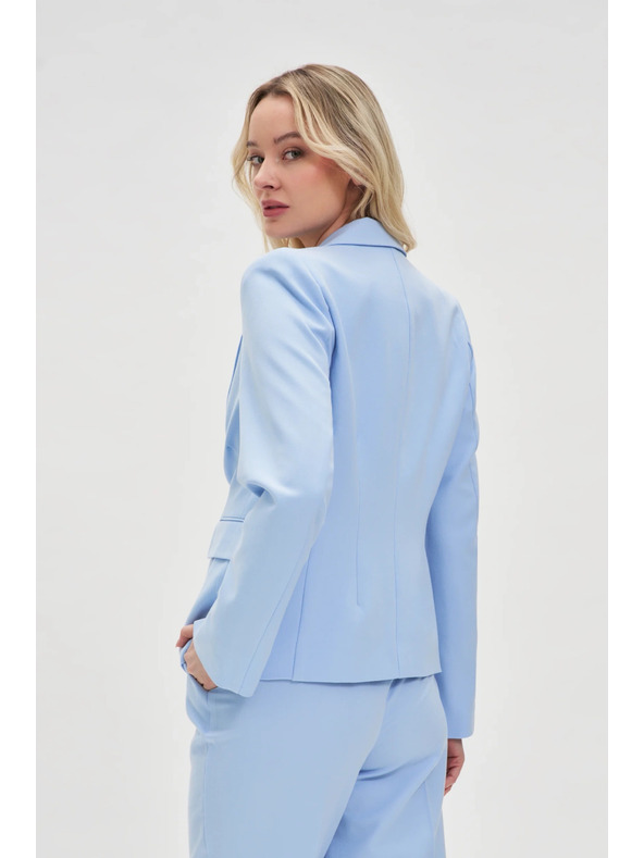 Moodo Krátke sako svetlomodré Moodo