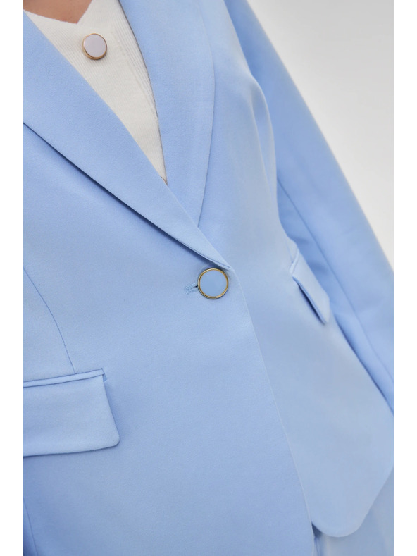 Moodo Krátke sako svetlomodré Moodo