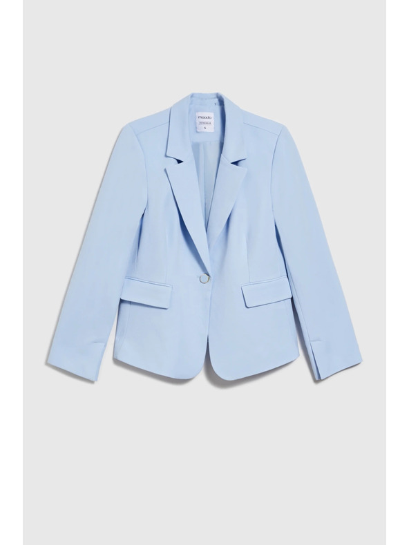 Moodo Krátke sako svetlomodré Moodo