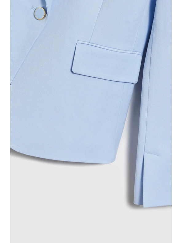 Moodo Krátke sako svetlomodré Moodo