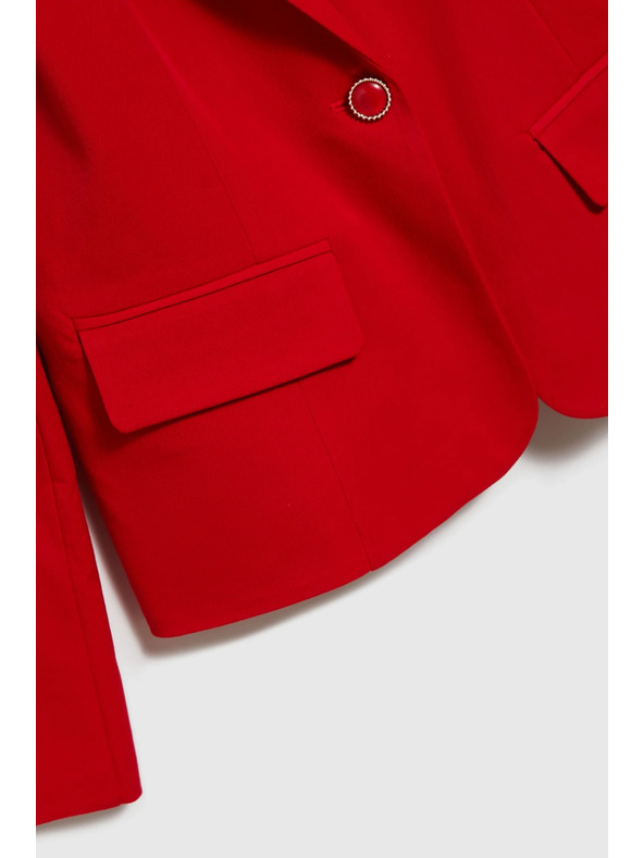 Moodo Krátke sako červené Moodo