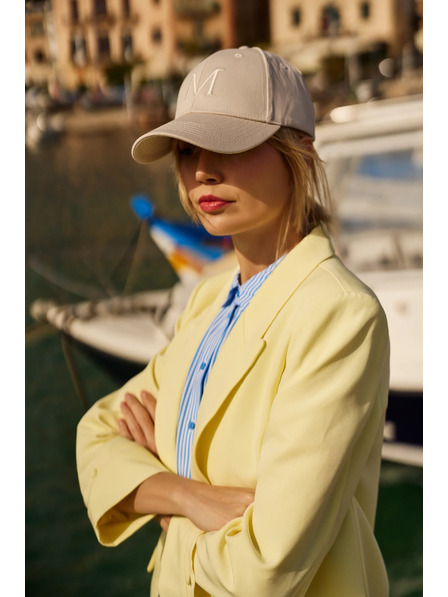 Moodo Sako so zodvihnutými rukávmi žlté Moodo