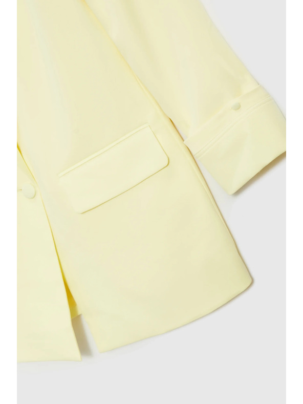 Moodo Sako so zodvihnutými rukávmi žlté Moodo