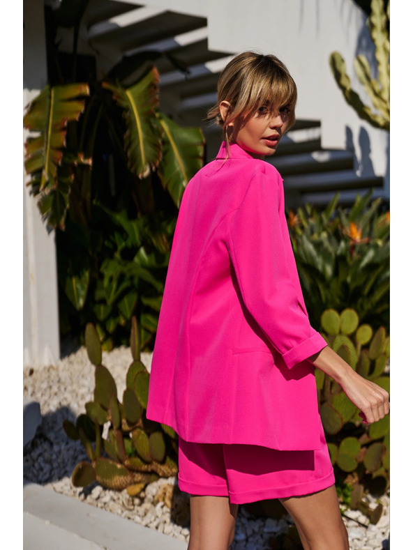 Moodo Sako s 3/4 rukávmi ružové Moodo