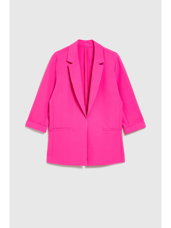 Moodo Sako s 3/4 rukávmi ružové Moodo