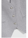 Moodo Vesta so zdobnými gombíkmi šedá Moodo