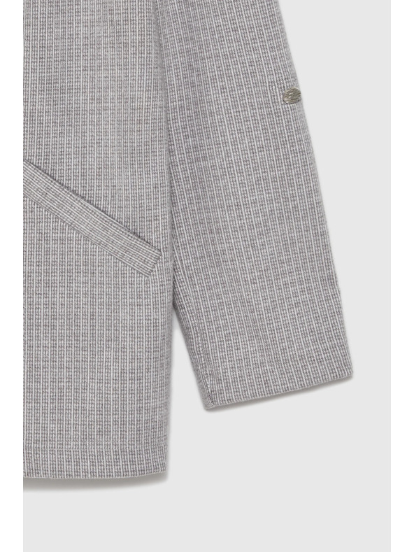 Moodo Sako so zodvihnutými rukávmi šedé Moodo