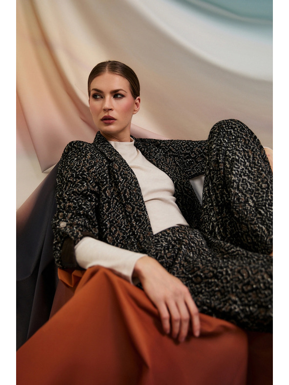 Moodo Sako so zvieracím vzorom čierne Moodo