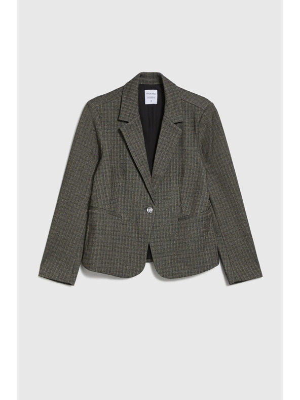 Moodo Jednostranný blejzer tmavo béžový Moodo