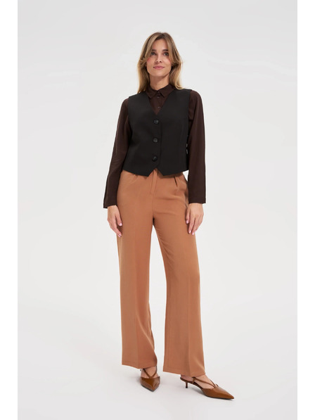 Moodo Elegantná vesta čierna Moodo