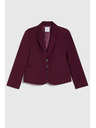 Moodo Krátke sako vínovej farby Moodo