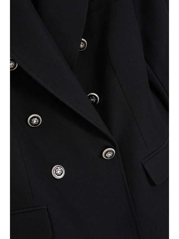 Moodo Sako so zdobnými gombíkmi čierne Moodo