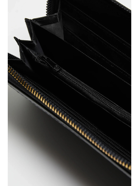 Moodo Peňaženka na zips čierna Moodo