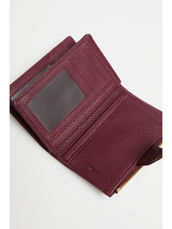 Moodo Peňaženka so zvieracím vzorom vínová Moodo