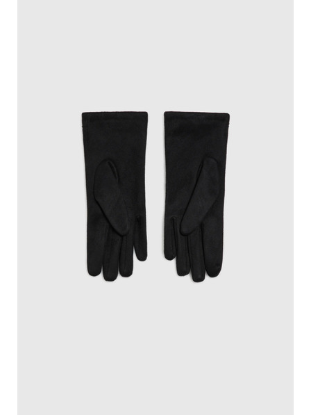 Moodo Hladké rukavice čierne Moodo