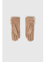 Moodo Rukavice s kožušinkou béžové Moodo