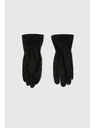 Moodo Rukavice z imitácie kože čierne Moodo