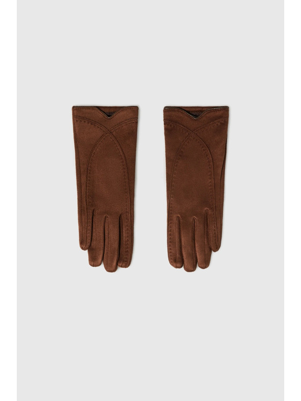Moodo Hnedé rukavice Moodo