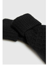 Moodo Čierne pletené rukavice Moodo