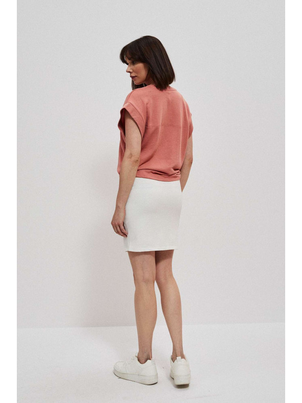 Moodo Hladká sukňa po kolená perleťová Moodo