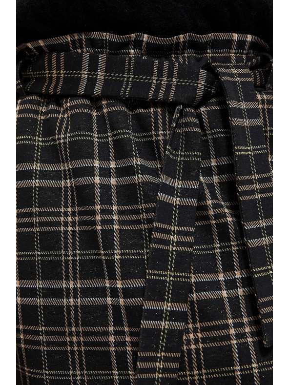 Moodo Sukňa v kostke so zaväzovaním Moodo