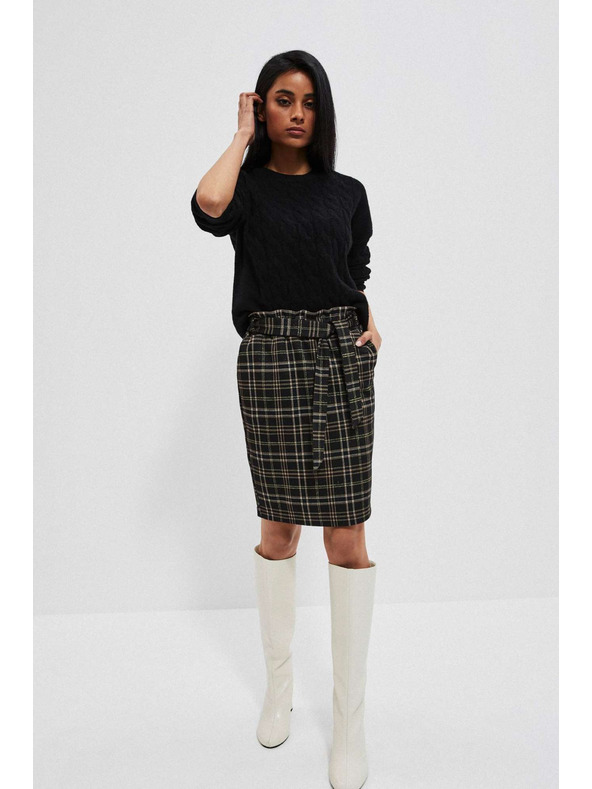 Moodo Sukňa v kostke so zaväzovaním Moodo