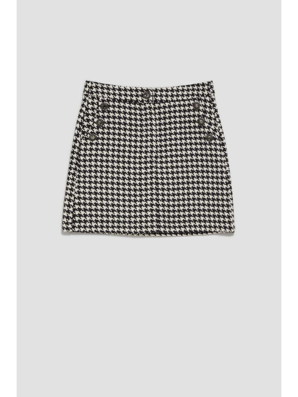 Moodo Čiernobiela sukňa pepito Moodo