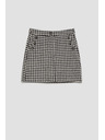 Moodo Čiernobiela sukňa pepito Moodo
