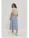 Moodo Lyocellová sukňa s kvetinovým potlačou Moodo