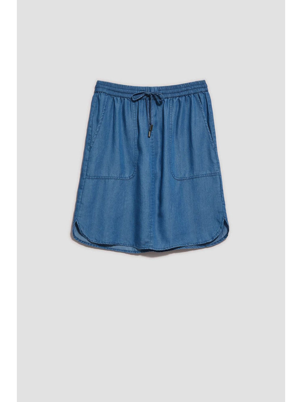 Moodo Jednoduchá sukňa z lyocelovej látky Moodo