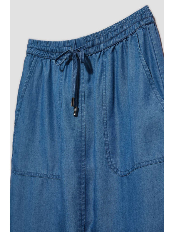 Moodo Jednoduchá sukňa z lyocelovej látky Moodo