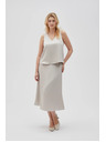 Moodo Midi sukňa béžová Moodo