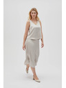 Moodo Midi sukňa béžová Moodo