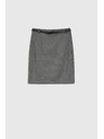Moodo Sukňa v pepito vzore šedá Moodo