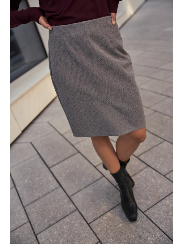 Moodo Ceruzková sukňa šedá Moodo