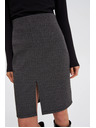 Moodo Ceruzková sukňa grafitová Moodo