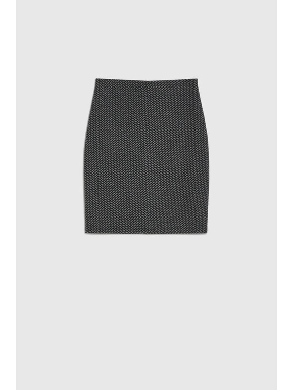 Moodo Ceruzková sukňa grafitová Moodo