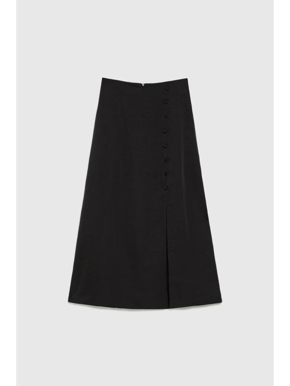 Moodo Midi sukňa čierna Moodo