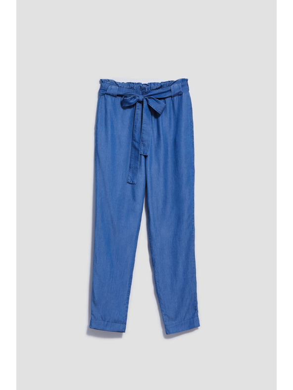 Moodo Lyocellové nohavice s rovnými nohavicami Moodo