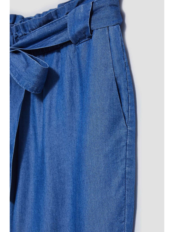 Moodo Lyocellové nohavice s rovnými nohavicami Moodo