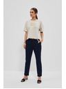Moodo Tmavo modré chino nohavice Moodo