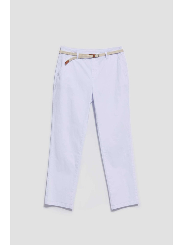 Moodo Biele chino nohavice Moodo
