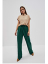 Moodo Malachitové nohavice so širokými nohavicami Moodo