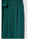 Moodo Malachitové nohavice so širokými nohavicami Moodo