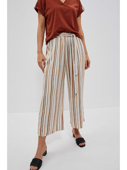 Moodo Perleťové pruhované nohavicové sukne Moodo