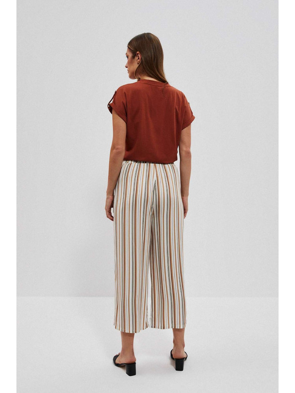 Moodo Perleťové pruhované nohavicové sukne Moodo