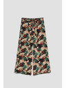 Moodo Vzorované nohavičky kullotes tmavo béžové Moodo