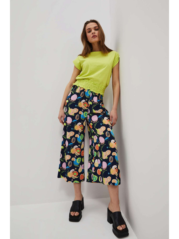 Moodo Vzorované nohavičky kullotes perleťové Moodo