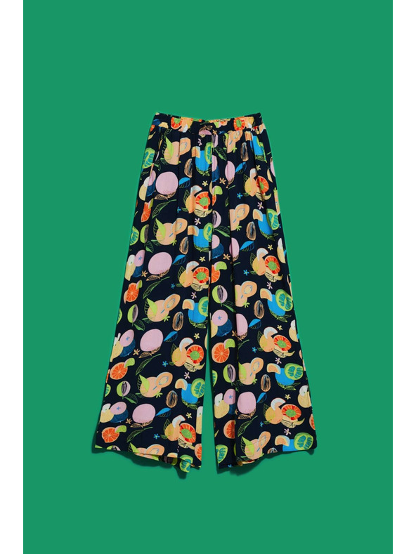 Moodo Vzorované nohavičky kullotes perleťové Moodo